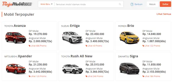 10 Rekomendasi Situs Tempat Jual Beli Mobil Bekas Online - TeknoPlug